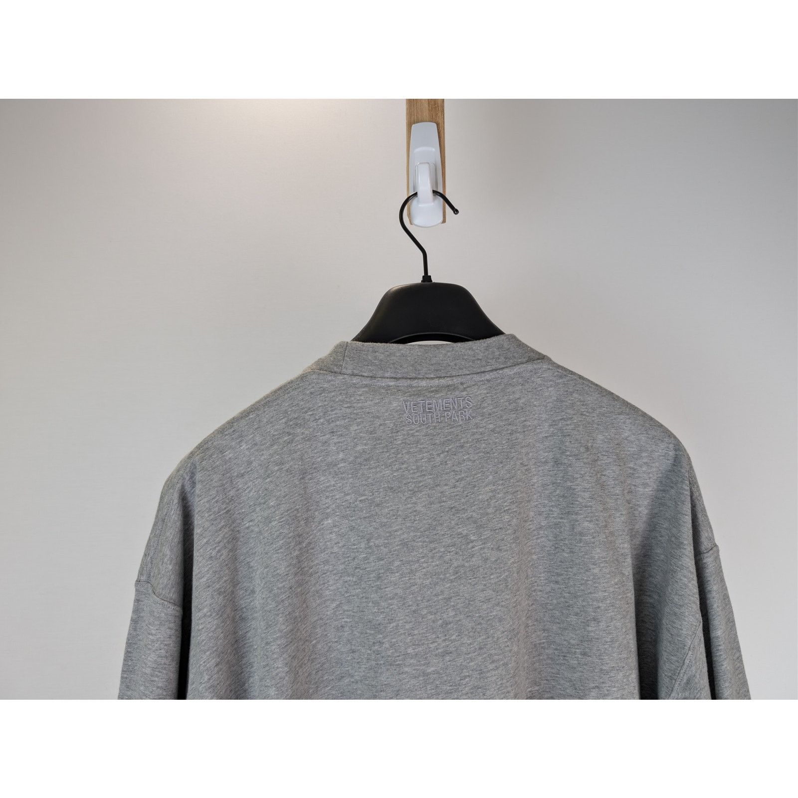 Vetements o1rshd1 Graphic Print Oversized T-Shirt in Grey Size US M / EU 48-50 / 2 - 11 Thumbnail