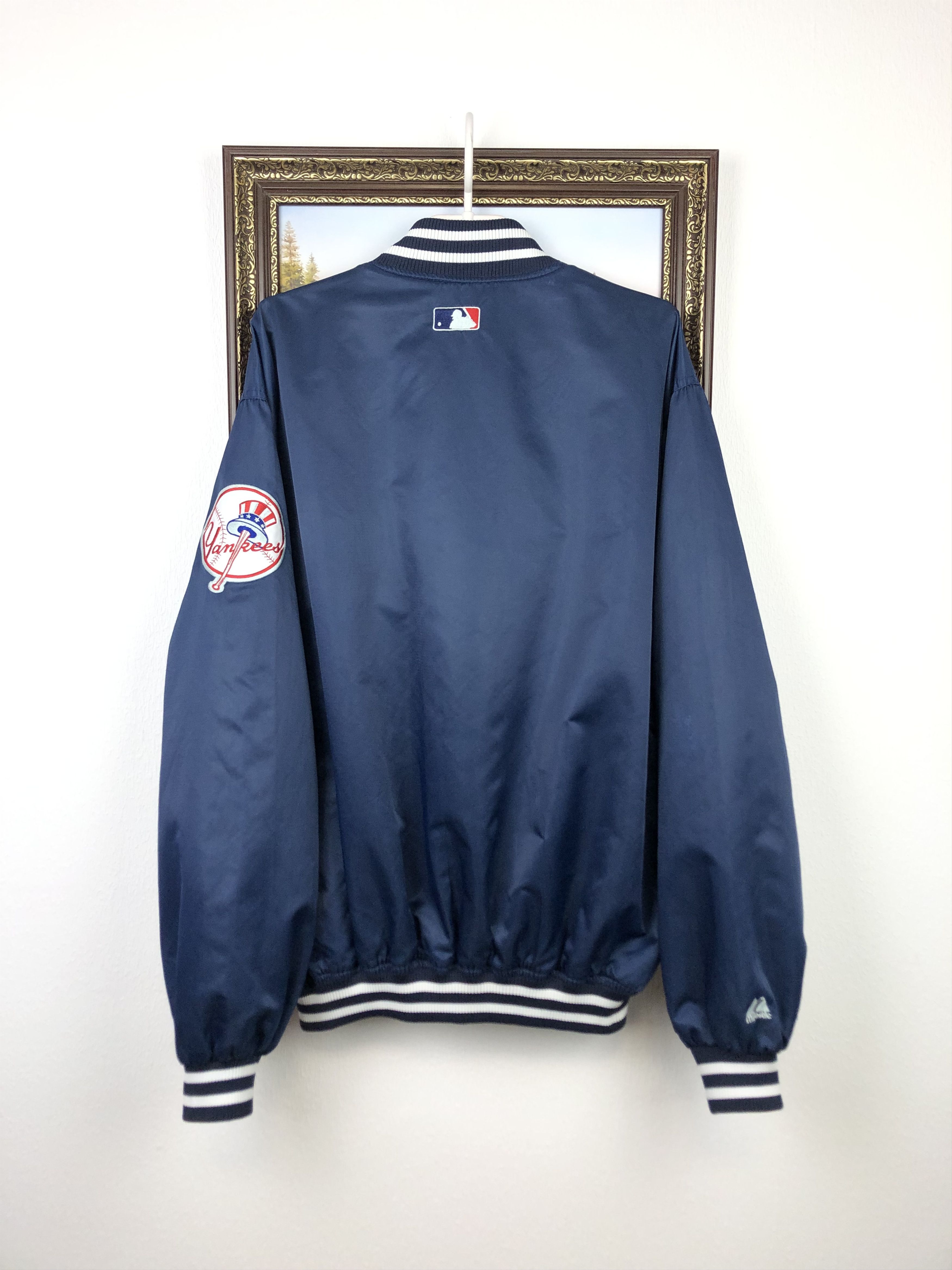Majestic Vintage Majestic Varsity Jacket MLB New York Yankees Satin Size US XXL / EU 58 / 5 - 10 Thumbnail