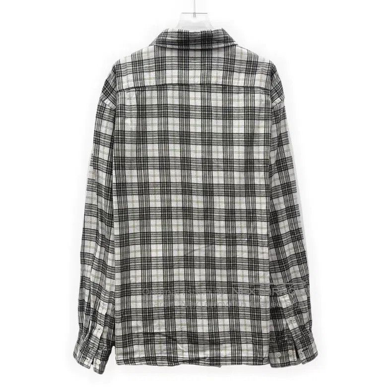 Acne Studios Acne Studios Color block check cotton collar single-breast Size US L / EU 52-54 / 3 - 2 Thumbnail