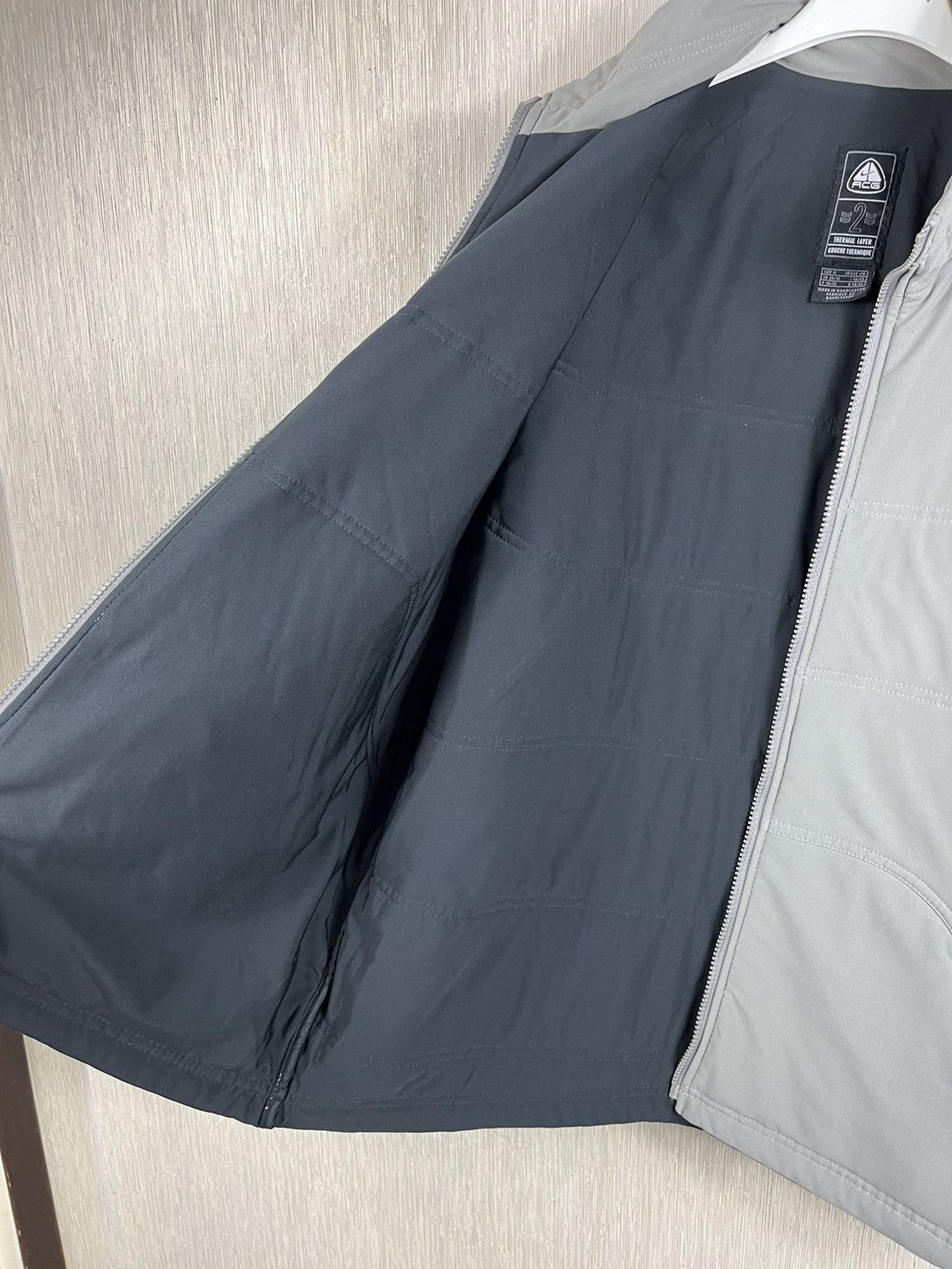 Nike × Nike ACG × Vintage Vintage Nike ACG thermal layer quilted logo jacket fleece Size US M / EU 48-50 / 2 - 19 Thumbnail