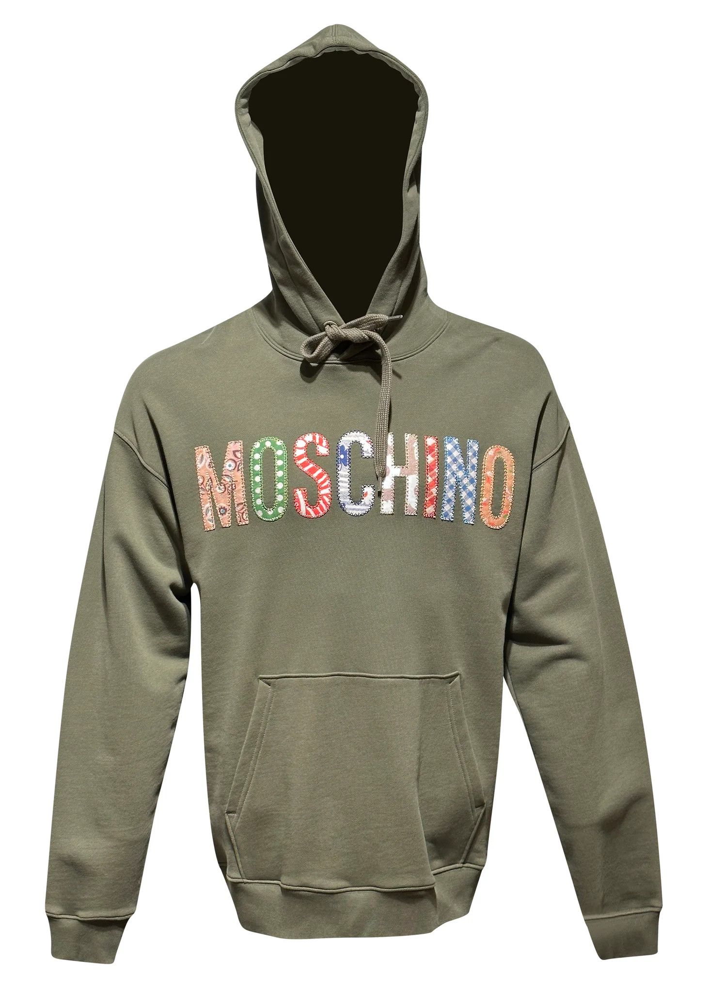 Moschino o1y0225 Logo Hoodie in Green Size US M / EU 48-50 / 2 - 1 Thumbnail