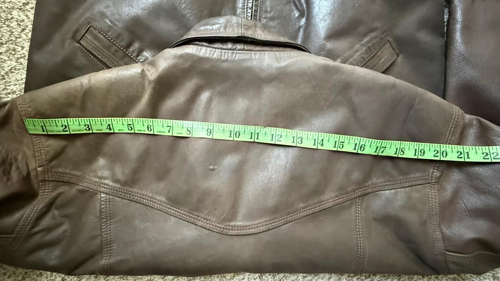 Other VINTAGE BOSS LEATHERS Men's XL Brown Leather Jacket Size US XL / EU 56 / 4 - 4 Thumbnail