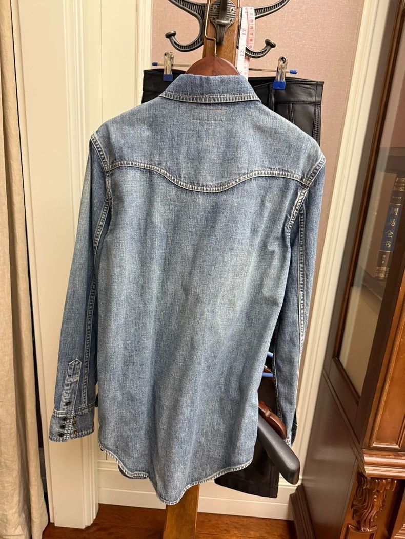 Saint Laurent Paris Saint Laurent Denim Button-Up Shirt-2505 Size US M / EU 48-50 / 2 - 2 Thumbnail