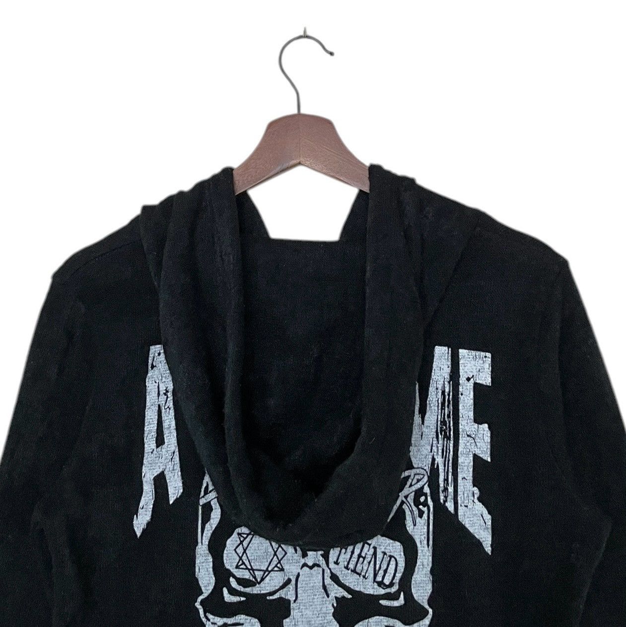Seditionaries Vintage Japanese Brand Ghost of Harlem Velvet Hoodies 2000s Size US M / EU 48-50 / 2 - 4 Thumbnail