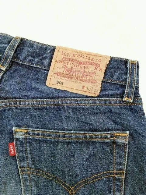 Levi's Vintage Levi's 501 Distressed Jeans 29x33 Size US 29 - 3 Thumbnail