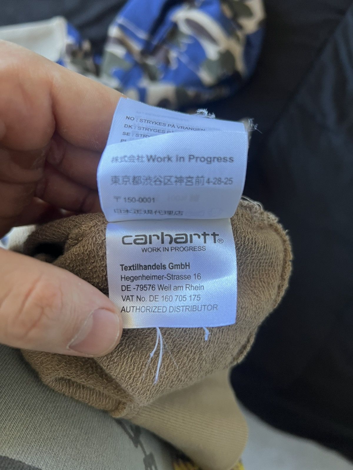 Carhartt × Carhartt Wip Carhartt Work In Progress Blue Camo College Sweatshirt Size US M / EU 48-50 / 2 - 10 Thumbnail