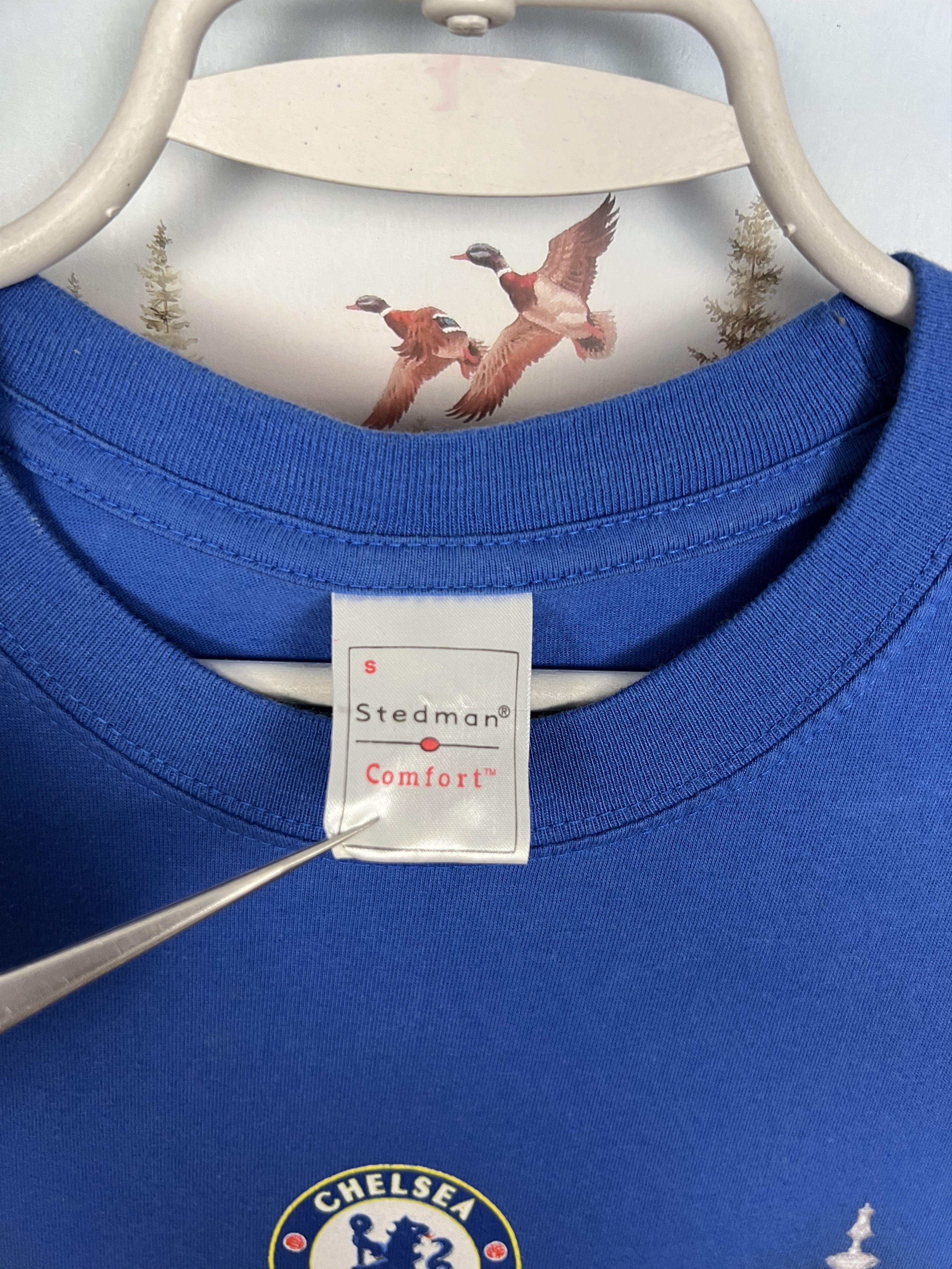 Vintage Chelsea 2009 Double Winners Football Shirt Soccer Tee Size US S / EU 44-46 / 1 - 7 Thumbnail