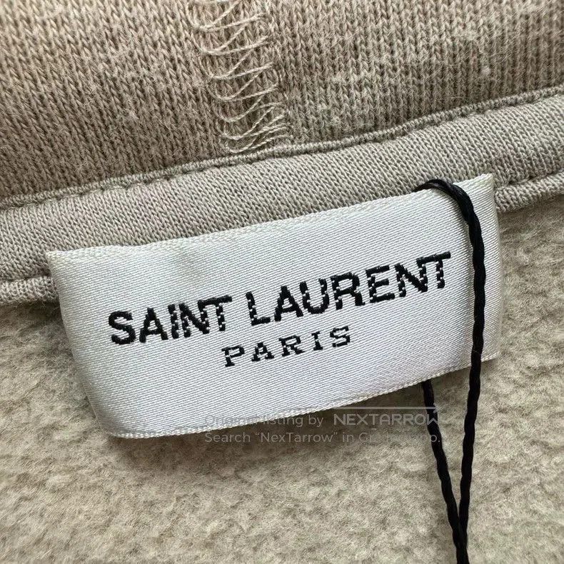 Saint Laurent Paris Saint Laurent Printed Letter Hoodie. Size US XL / EU 56 / 4 - 5 Thumbnail