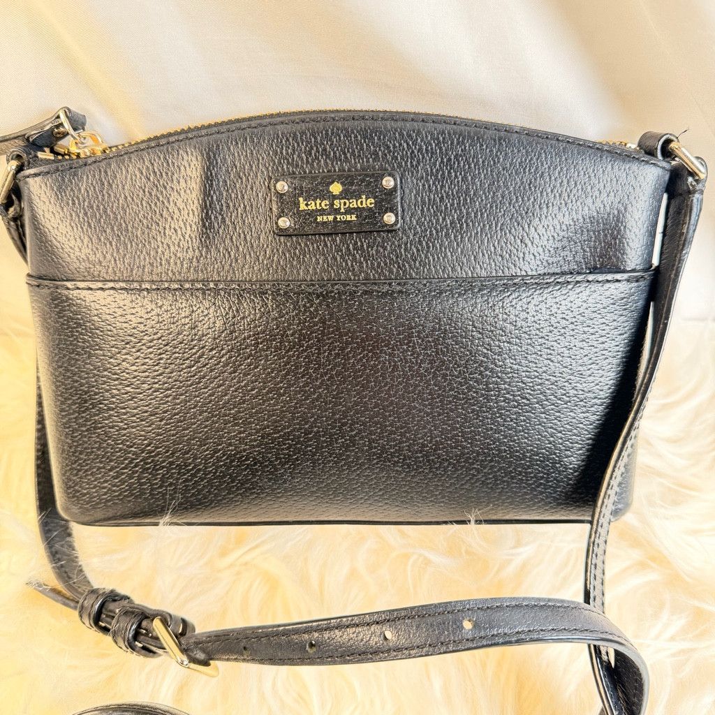 Kate Spade Kate Spade Leila Pebbled Leather Dome Crossbody - Black Size ONE SIZE - 2 Thumbnail