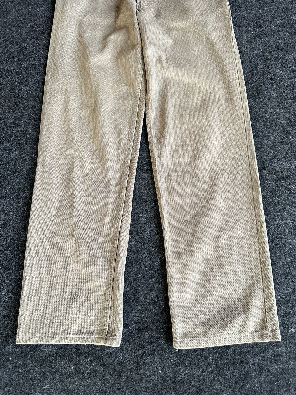 Levi's Limited Levis 443 Italy Brown Vintage Denim D519 Size US 32 / EU 48 - 3 Thumbnail