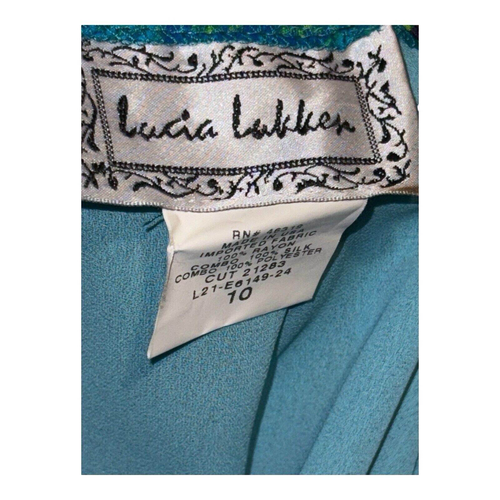 Designer NEW Vintage Lucia Lukken Sz 10 / Beaded Fringe Trim Pants Size 32" / US 10 / IT 46 - 8 Thumbnail