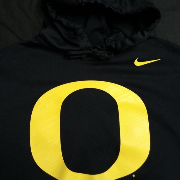 NCAA × Nike Vintage Y2K Nike Therma-Fit Oregon Ducks Hoodie Sweatshirt Size US L / EU 52-54 / 3 - 1 Thumbnail