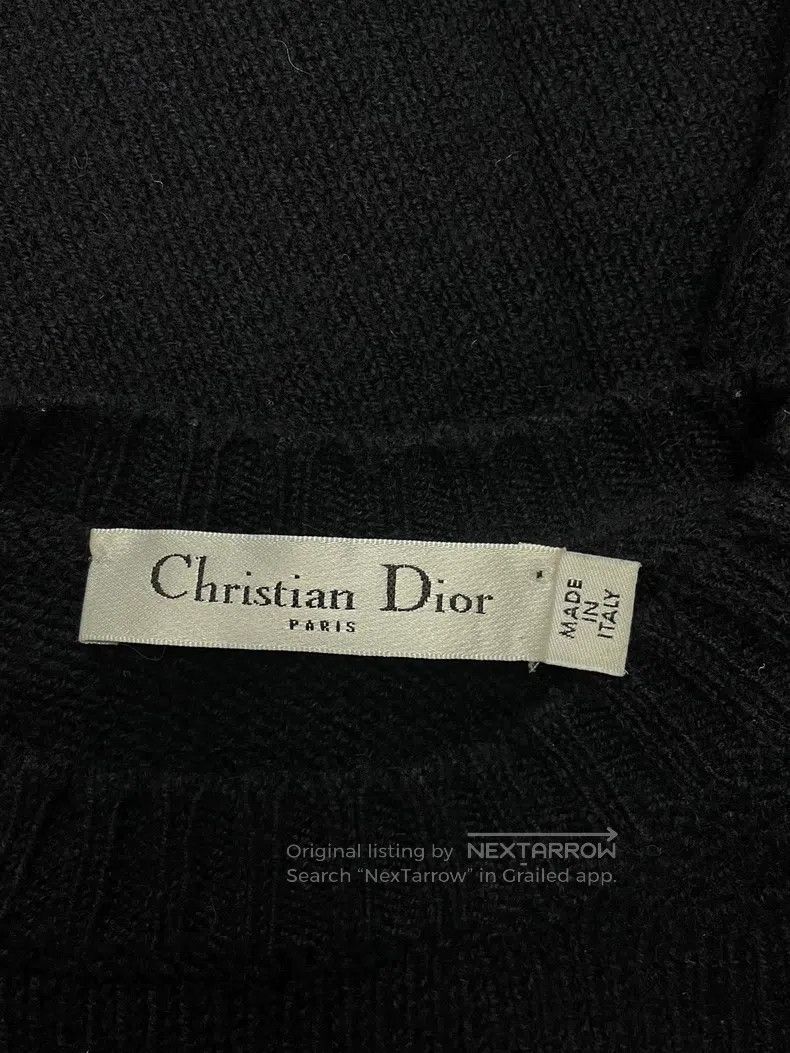 Other Dior Black gold silk moon phase cashmere sweater Size XXS / US 00 / IT 34 - 4 Thumbnail
