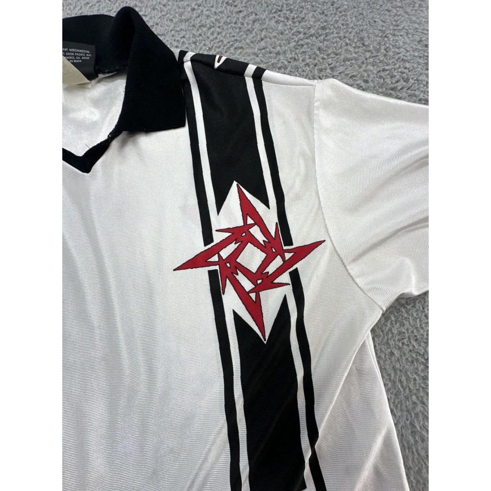 Vintage VINTAGE Giant Polo Shirt Men XL White Giant Polo Shirt Vintage 80s 90s Concert Merch Mens Size US XL / EU 56 / 4 - 4 Thumbnail