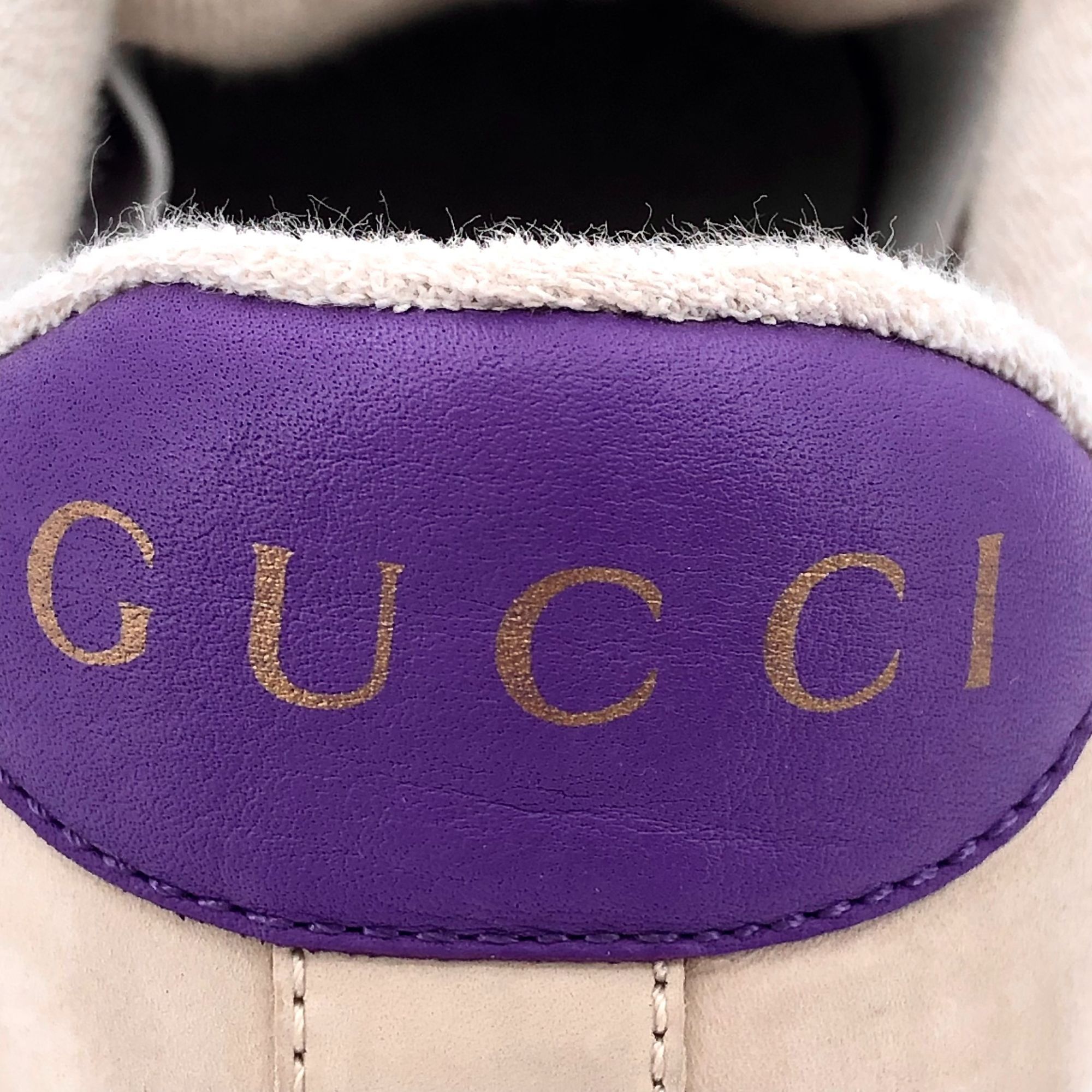 Gucci Gucci Screener Patchwork GG Logo Casual Sneakers 36 Purple R Size US 6 / IT 36 - 6 Thumbnail