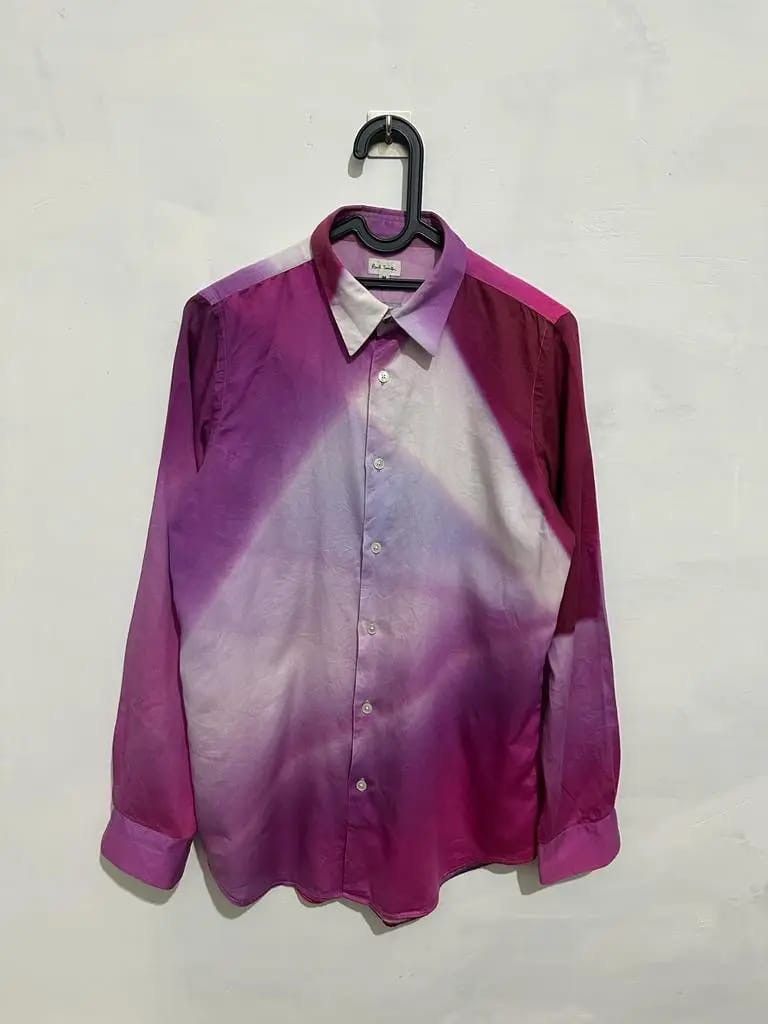 Paul Smith Paul Smith Graphic Design Pink Art Shirt Size US S / EU 44-46 / 1 - 1 Thumbnail