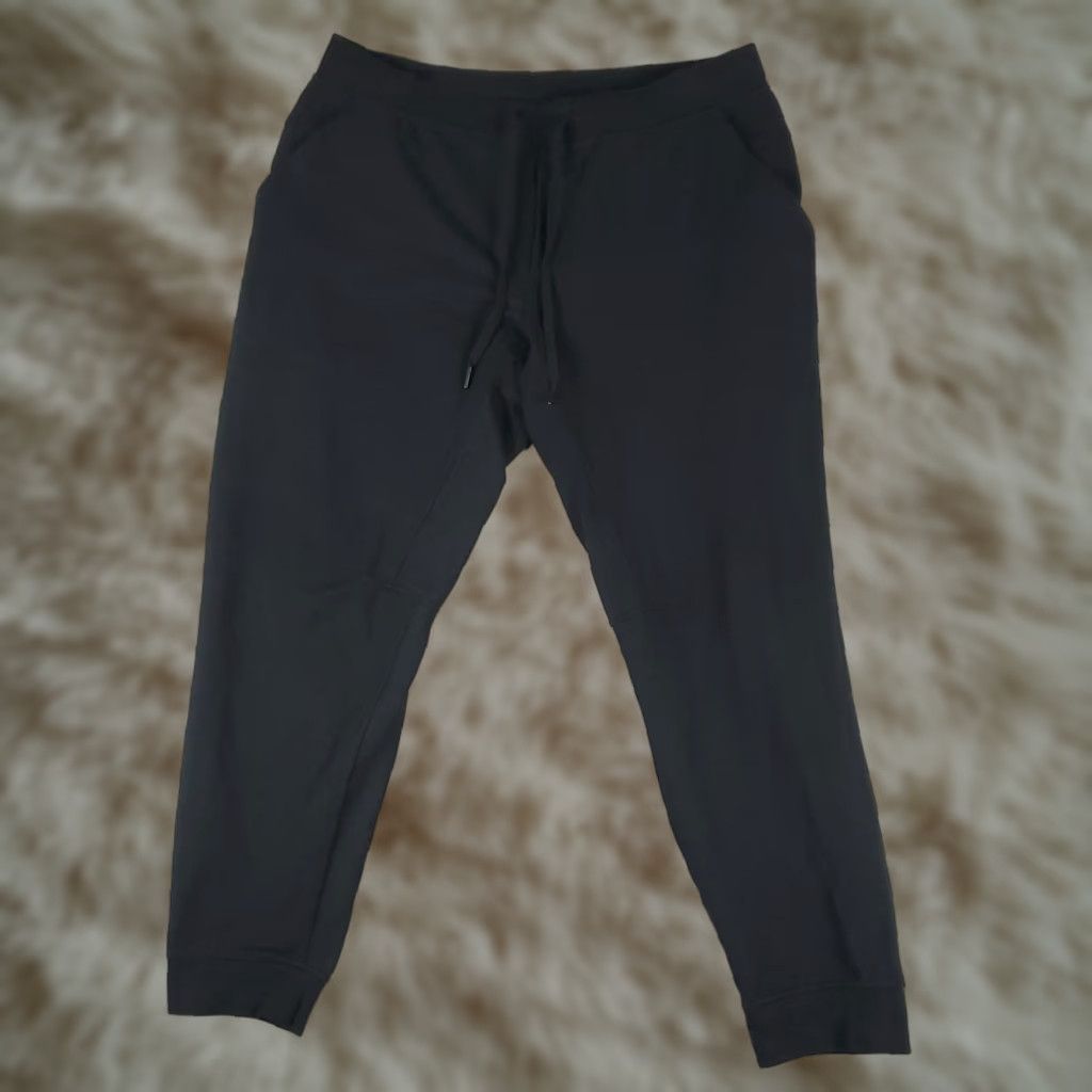 Lululemon Lululemon Pants Mens 2XL Black Lace Tie Track Joggers Sweatpants - Jogger Pants - Regular - Black - 2XL - Pockets - Cotton/Polyester - Activewear Size US 39 - 1 Thumbnail