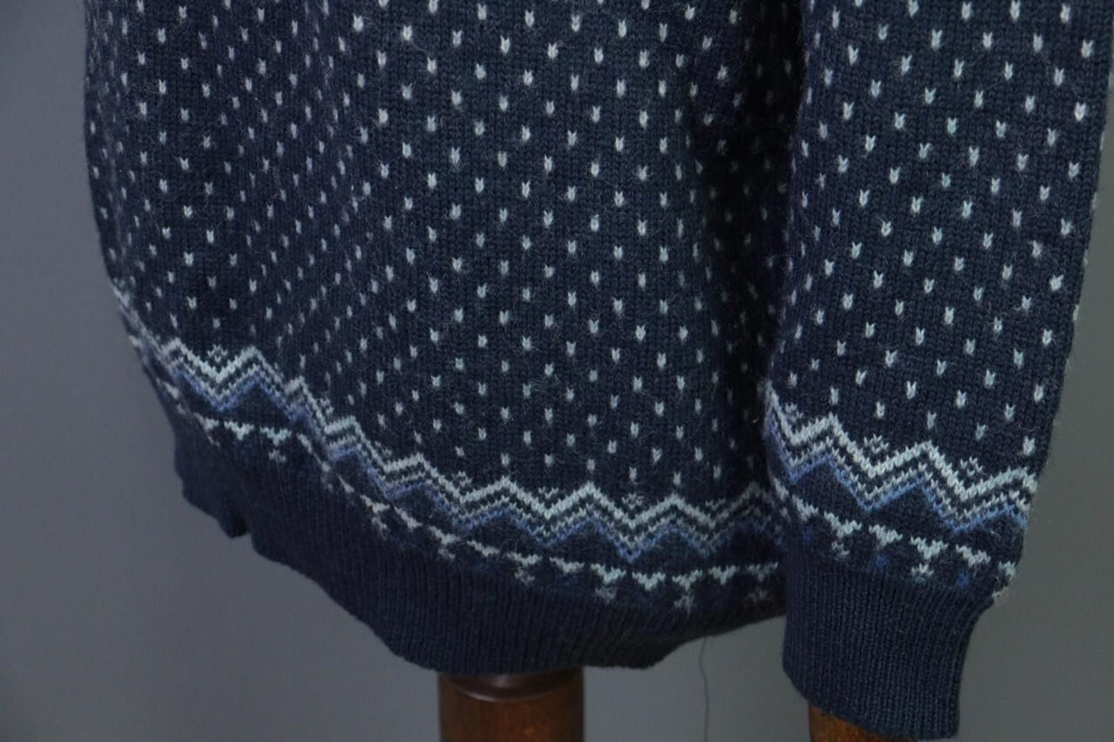 Dale Of Norway Wind-Fjord Blue Fair Isle Snowflake Wool Sweater Size M/L Size US M / EU 48-50 / 2 - 7 Thumbnail