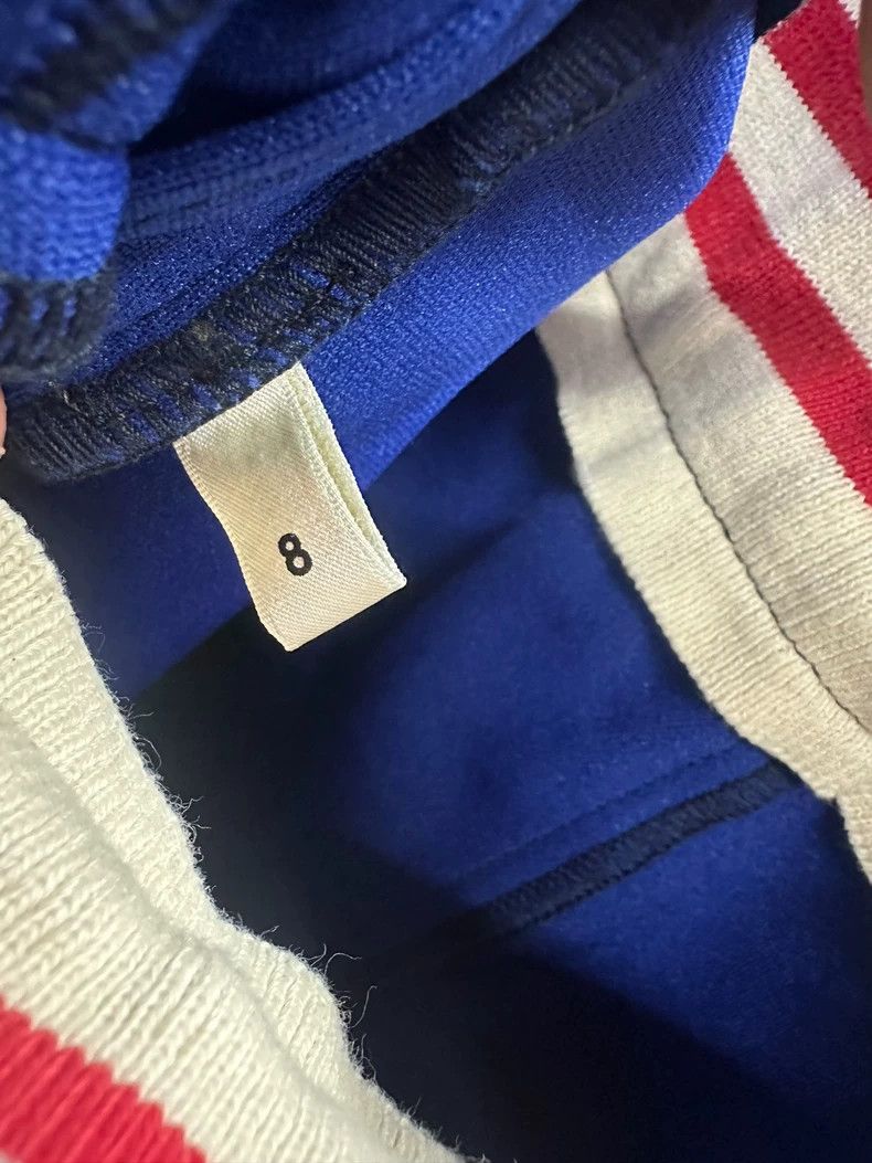 Greg Lauren greg lauren Blue and white striped sports casual pants 2506 Size US 28 / EU 44 - 4 Thumbnail