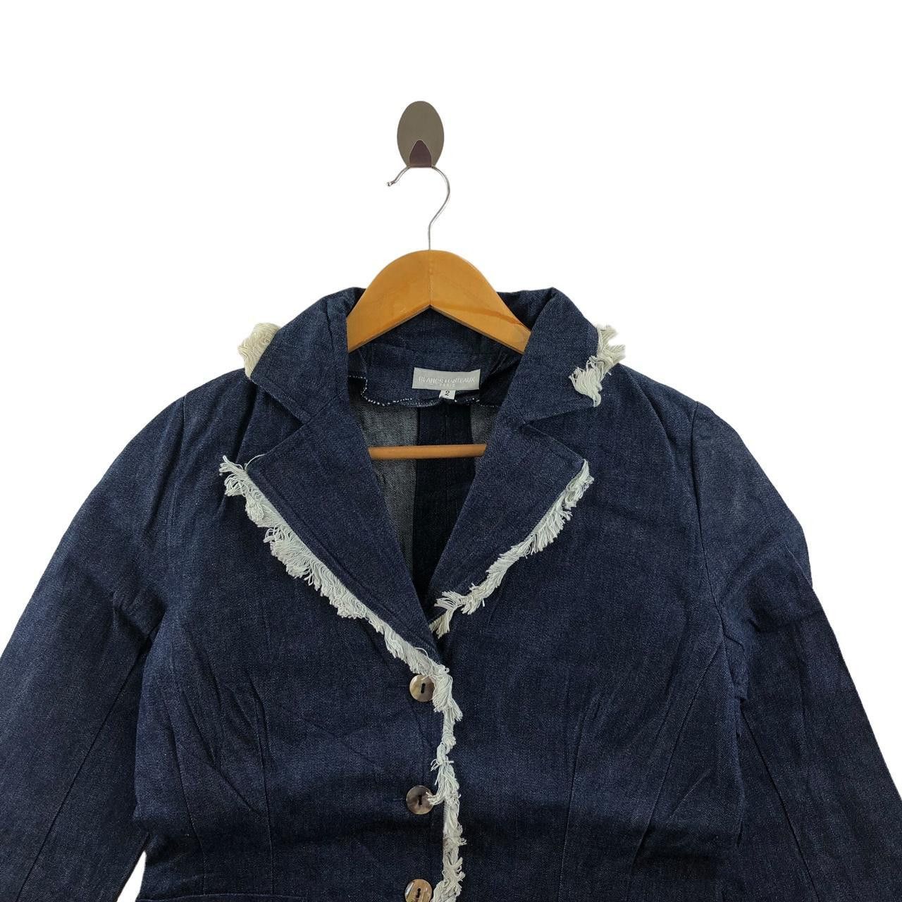 Other Vintage BLANCS MANTEAUX PARIS Pure Dye Coat Jacket Outdoor Size XS / US 0-2 / IT 36-38 - 3 Thumbnail