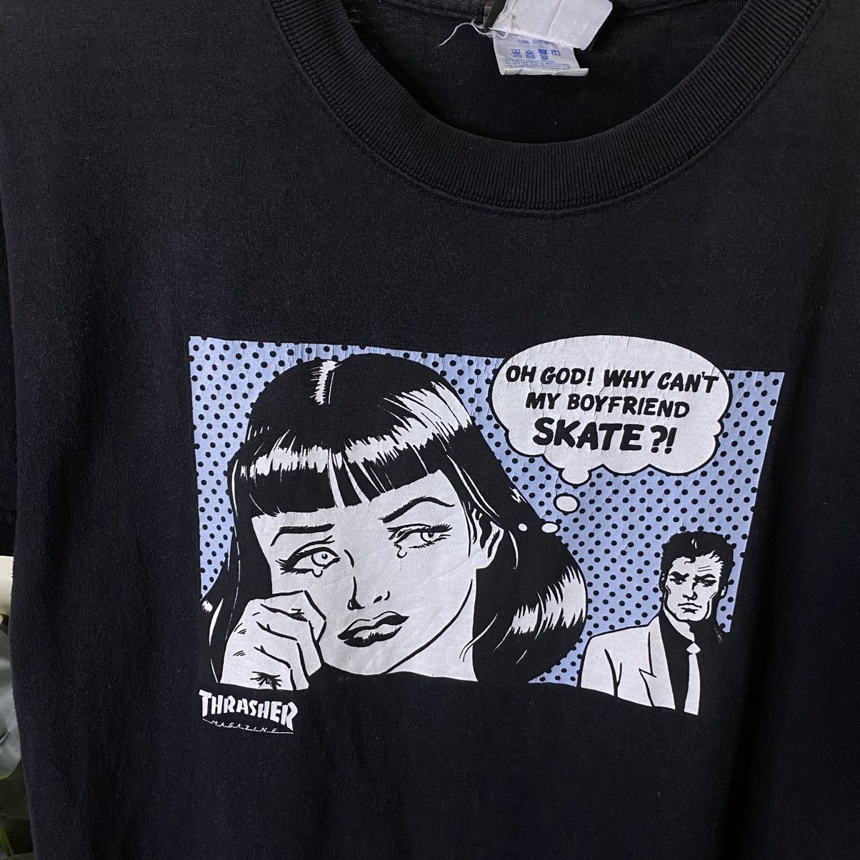 Thrasher Vintage 2000s Thrasher Skateboard Magazine T Shirt Size US M / EU 48-50 / 2 - 2 Thumbnail