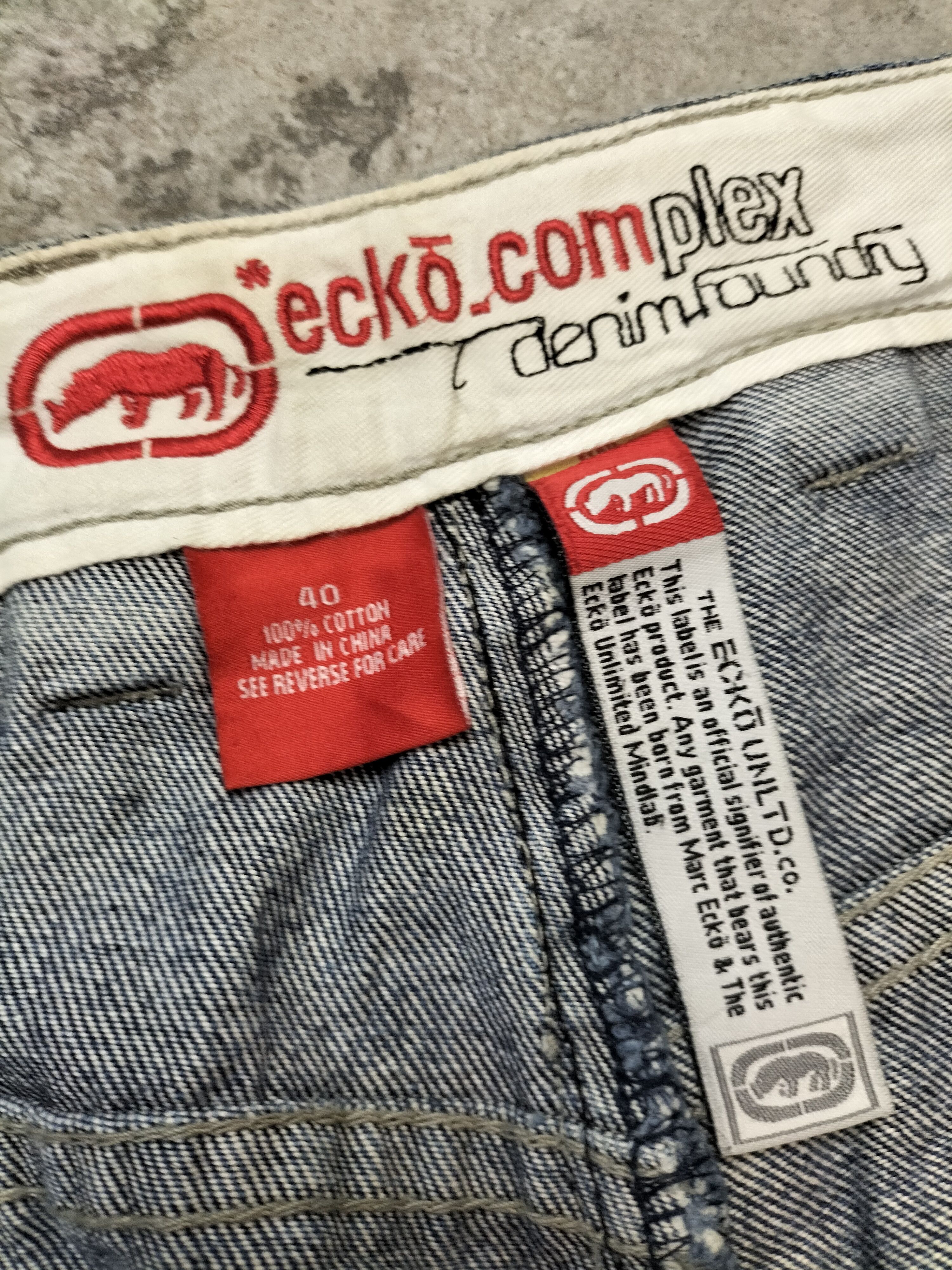 Ecko Unltd. Ecko SZ 40 Denim Ripped Jeans Size US 38 / EU 54 - 3 Thumbnail