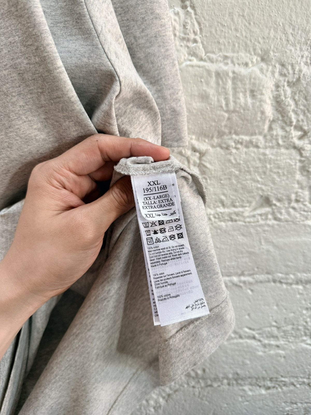 Allsaints Grey Single Stitch Tee Size US XXL / EU 58 / 5 - 5 Thumbnail