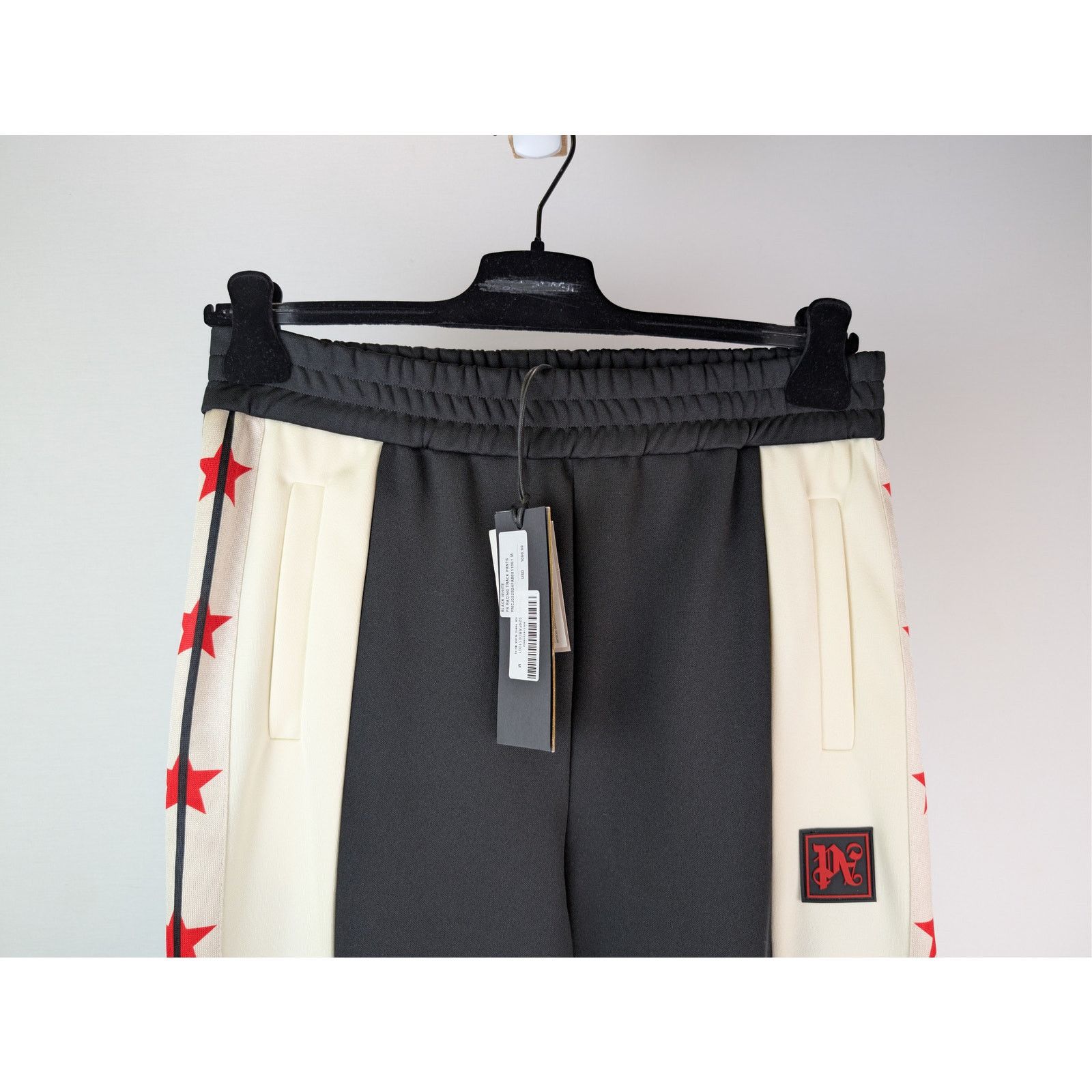 Palm Angels o1rshd1 PA Racing Track Pants in Black / White Size US 34 / EU 50 - 3 Thumbnail