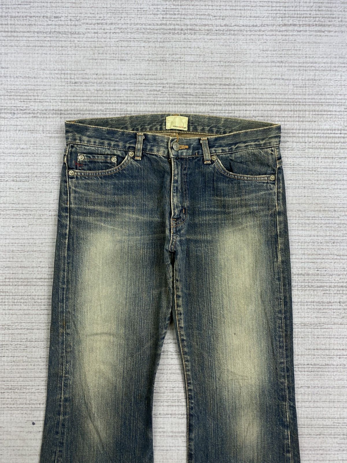 Edwin Vintage Edwin Flared Mud Wash Denim Pants Size US 31 - 7 Thumbnail