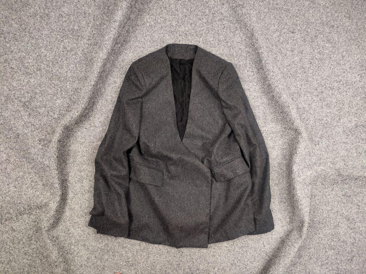 Other Mark Kenly Domino Tan studio Design Dark Gray Women Blazer Size XS / US 0-2 / IT 36-38 - 1 Thumbnail