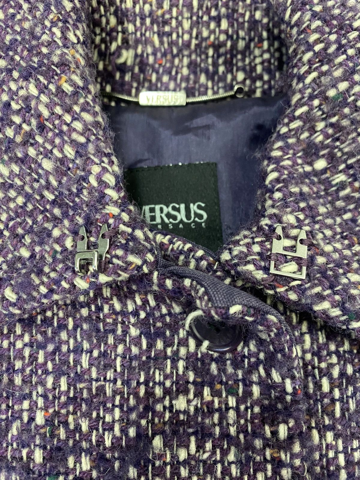 Versace Rare Versus Versace Cashmere Wool Long Coat/Jacket Size S / US 4 / IT 40 - 12 Thumbnail