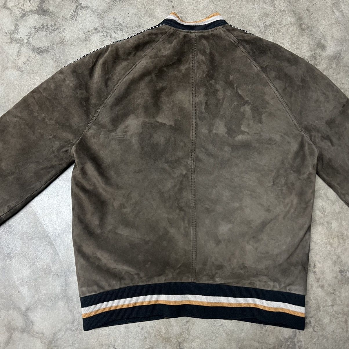 Designer × Lanvin Jeanne Lanvin Women’s Designer Lamb Leather Bomber Jacket Size L / US 10 / IT 46 - 6 Thumbnail