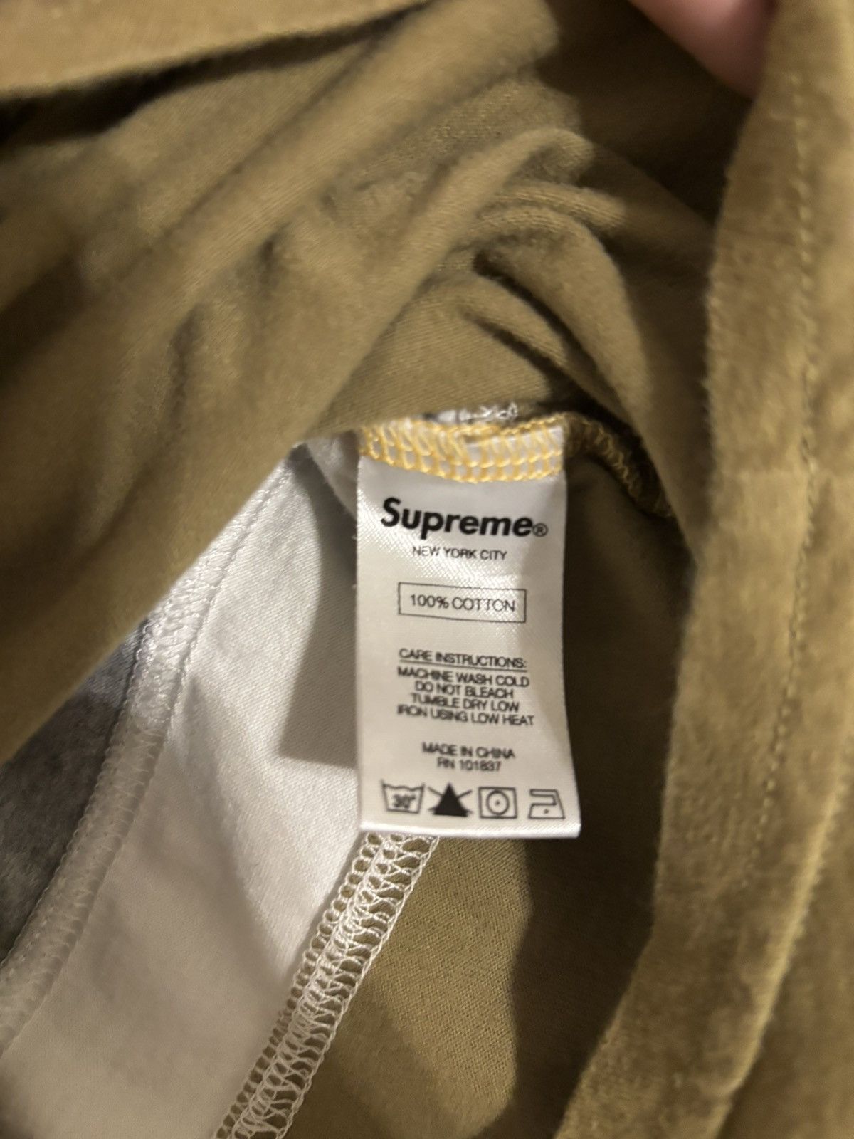 Supreme Supreme Tri-Color Baseball Tee Size US M / EU 48-50 / 2 - 3 Thumbnail