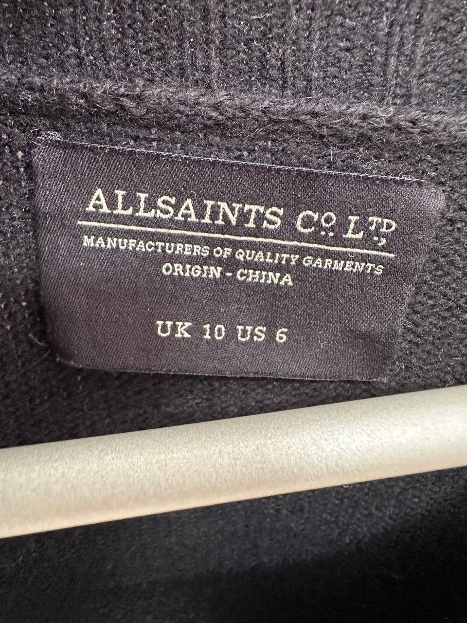 Allsaints × Vintage AllSaints Spitalfields Dagan Jumper Open Knit Yarn Sweater Size M / US 6-8 / IT 42-44 - 10 Thumbnail