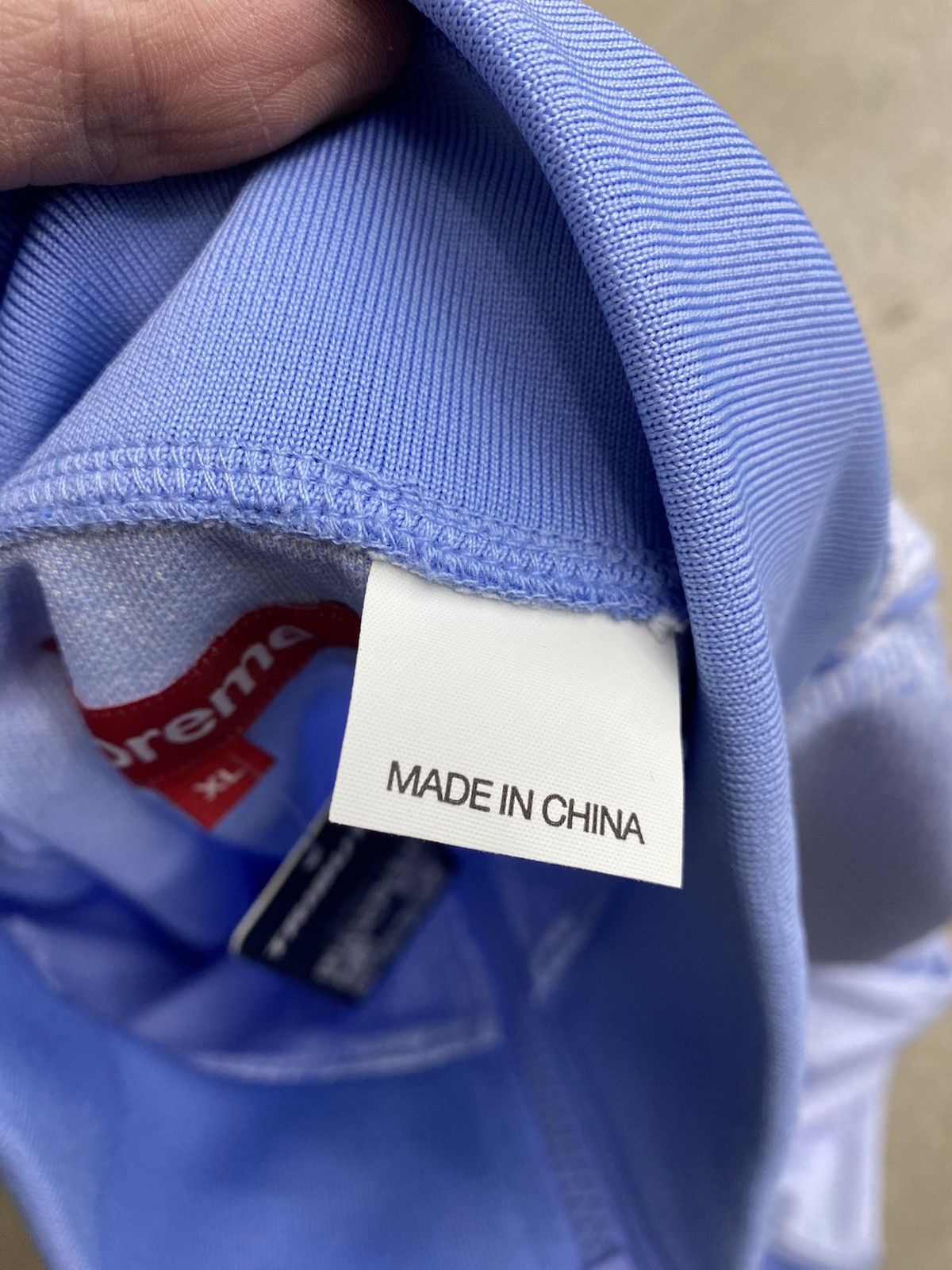 Supreme Supreme Repeat Logo Baby Blue Track Jacket SZ XL (NEW) Size US XL / EU 56 / 4 - 4 Thumbnail