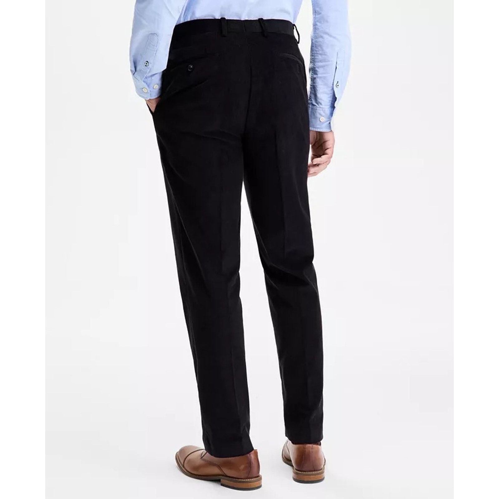 Tommy Hilfiger Tommy Hilfiger Men's Black Solid Corduroy Pants Size 40x32 Size US 40 / EU 56 - 3 Thumbnail