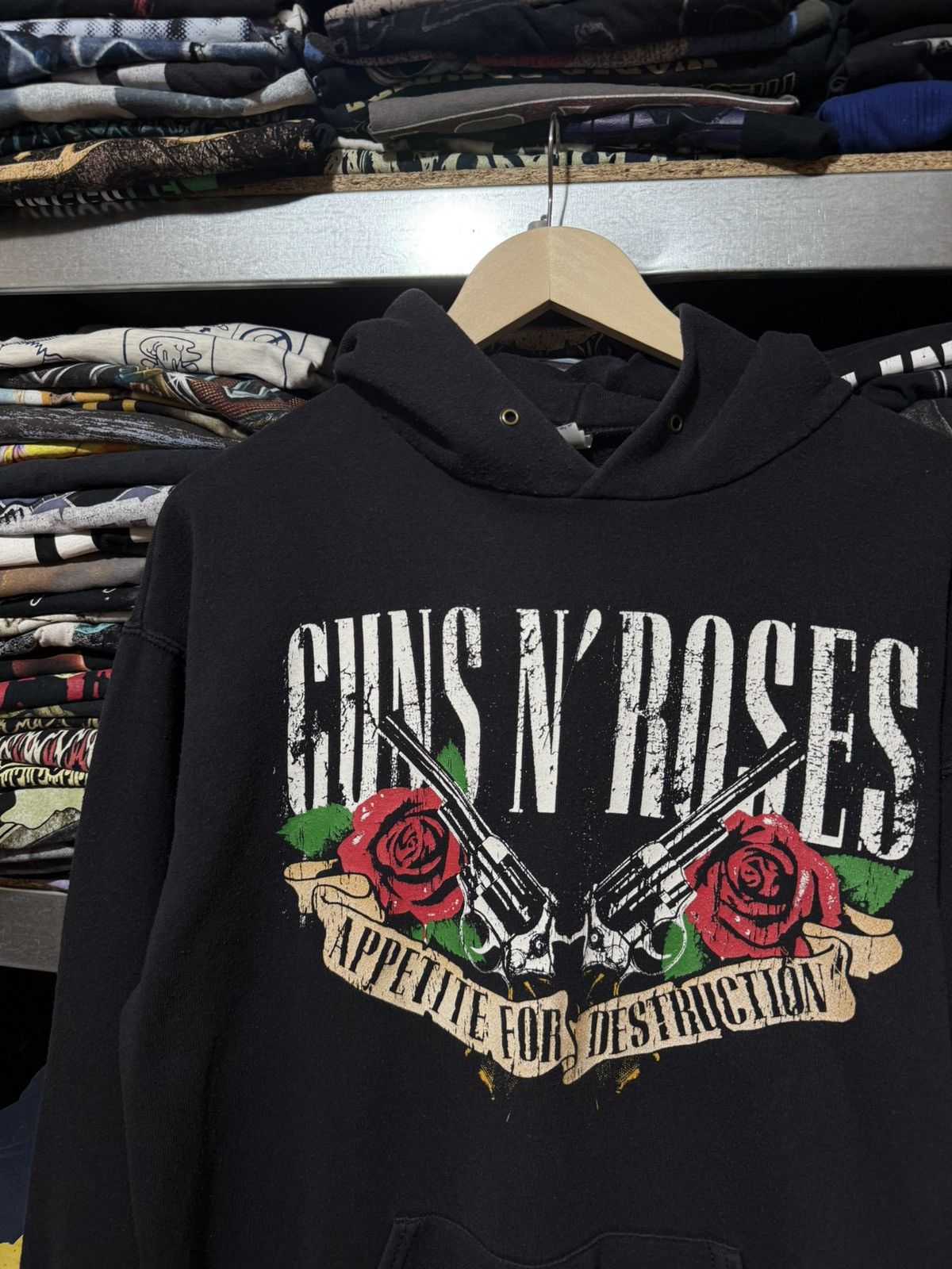 Band Tees Vintage 2014 Guns N Roses Appetite For Destruction Hoodie Size US L / EU 52-54 / 3 - 3 Thumbnail