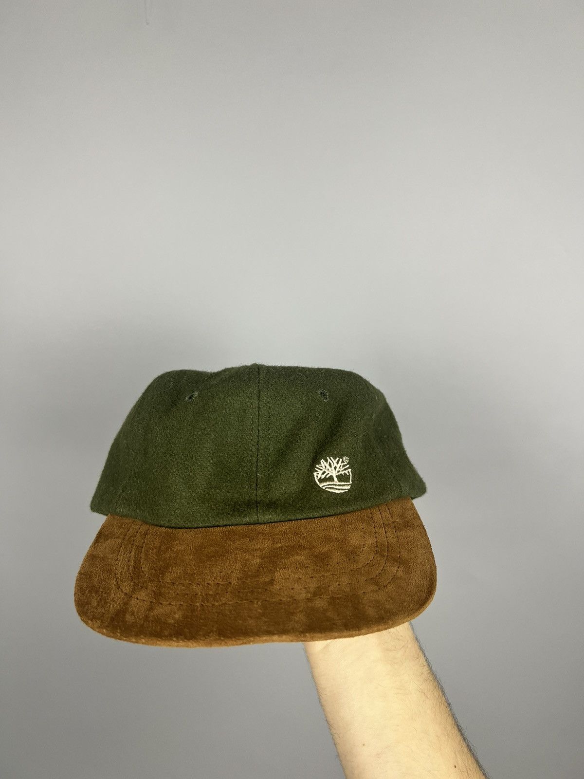 Timberland Rare vintage Timberland wool cap green/brown Size ONE SIZE - 2 Thumbnail