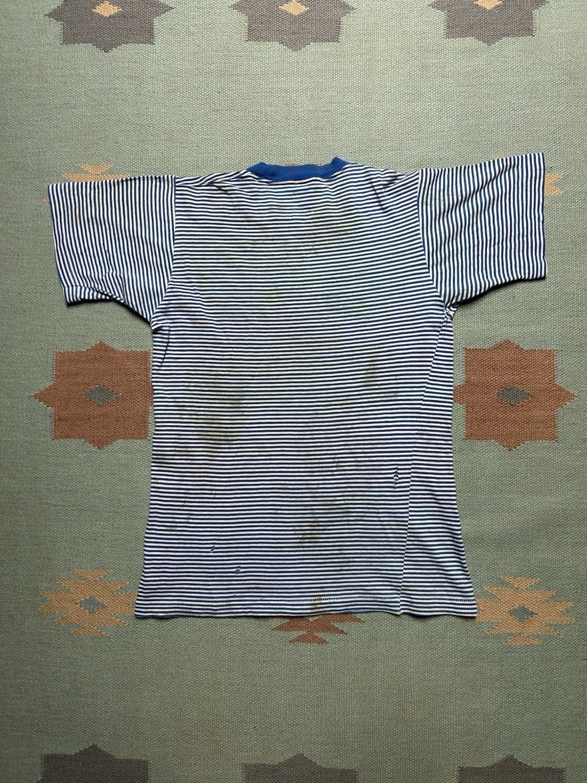 Vintage 60s striped t shirt Penneys Towncraft distress grunge soft S Size US S / EU 44-46 / 1 - 8 Thumbnail