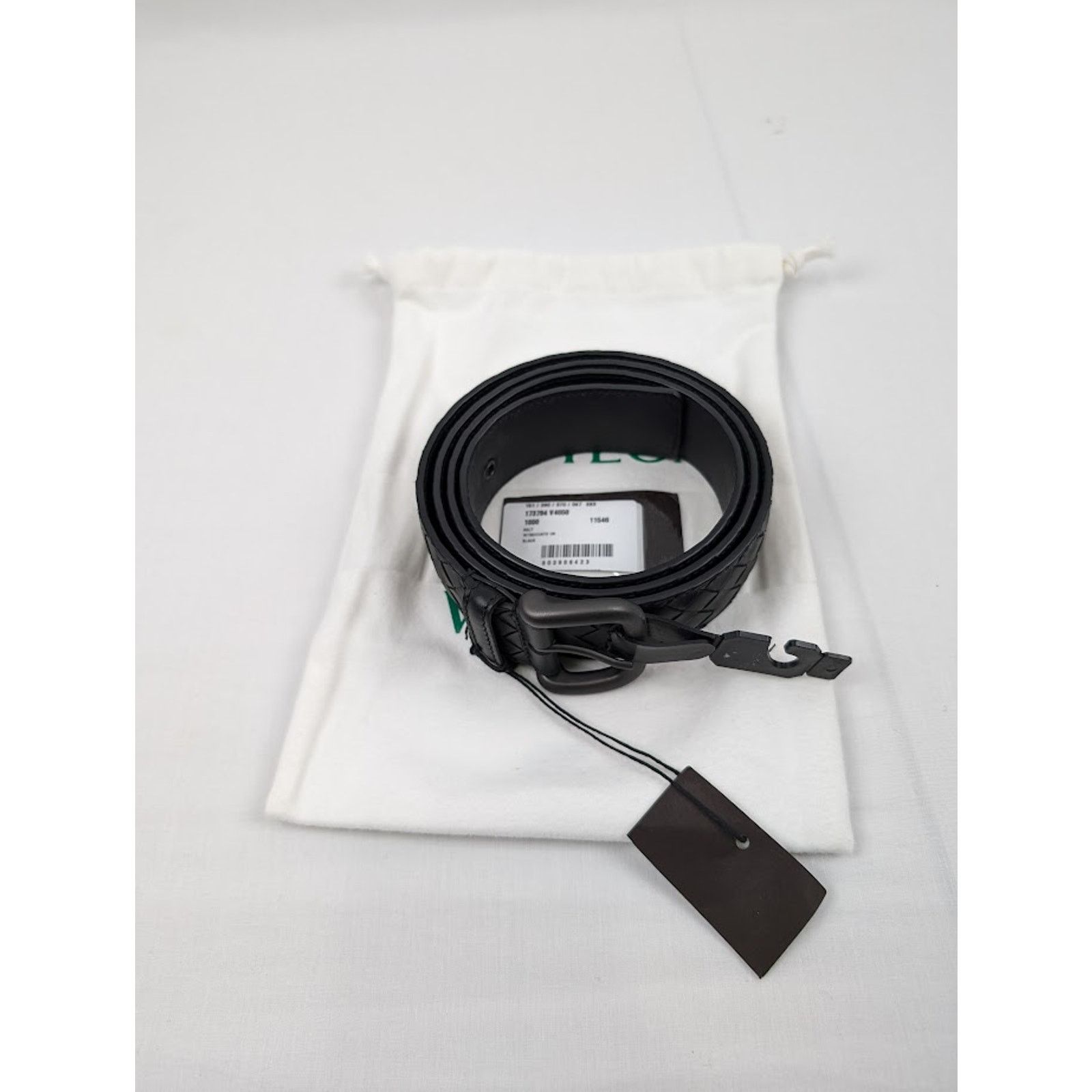 Bottega Veneta o1rshd1 Size: 105 / Intrecciato Belt in Black Size 40 - 20 Thumbnail