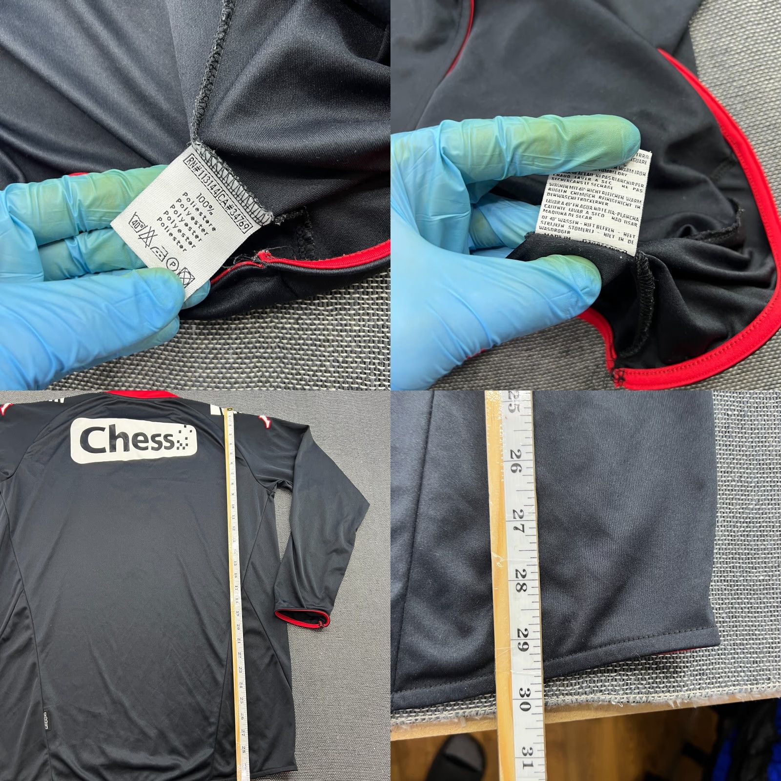 Kappa Kappa BRANN 2008-2009 Away Football Jersey Mens 2XL Black 100th Anniversary Jersey Mens 2XL Football Modern Moisture Wicking Quick Dry Size US XXL / EU 58 / 5 - 8 Thumbnail