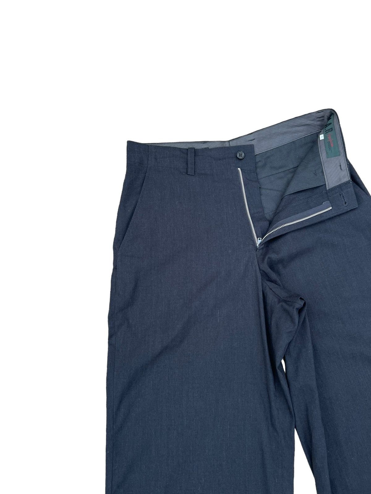 Yohji Yamamoto Vintage Yohji Yamamoto A.A.R Durban Stretch Wide Leg Trouser Size US 30 / EU 46 - 6 Thumbnail