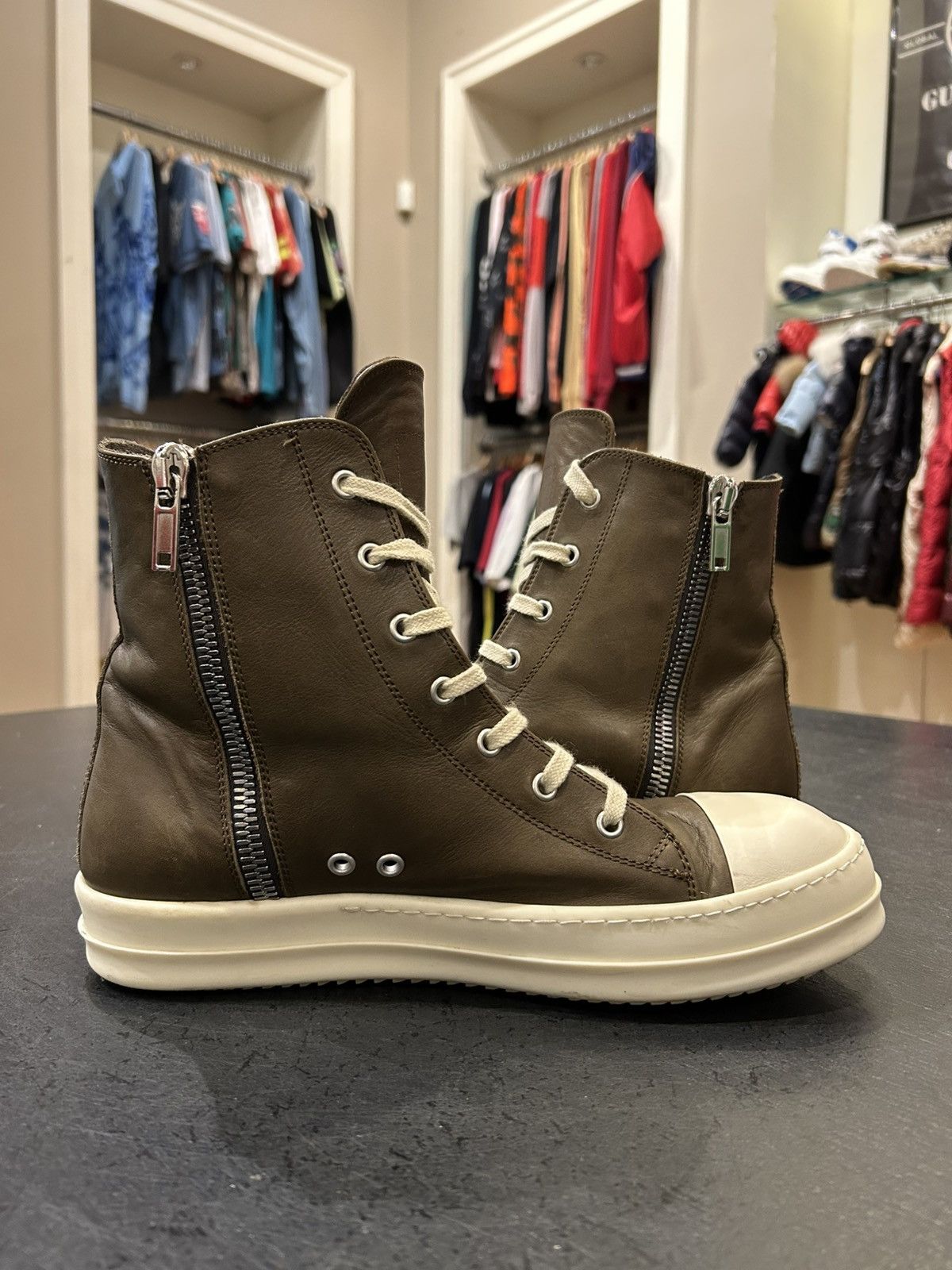 Rick Owens Rick Owens Ramones High Size US 9 / EU 42 - 4 Thumbnail