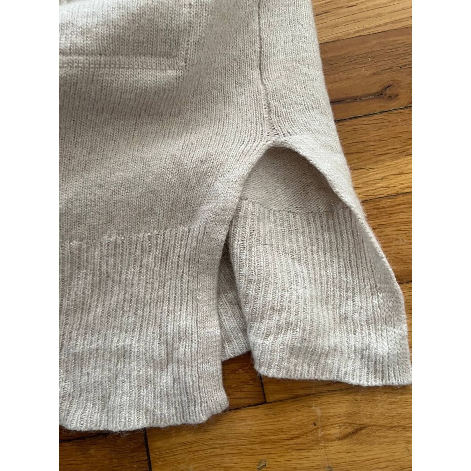 Madewell MADEWELL Open Front Brushed Rib Cream Large A001722 Size L / US 10 / IT 46 - 5 Thumbnail