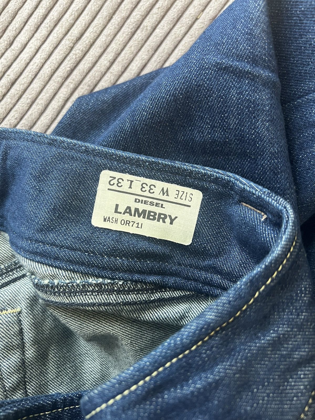 Diesel Vintage 00s Diesel Flared Denim Pants DSWT Avant garde Hype Size US 32 / EU 48 - 8 Thumbnail