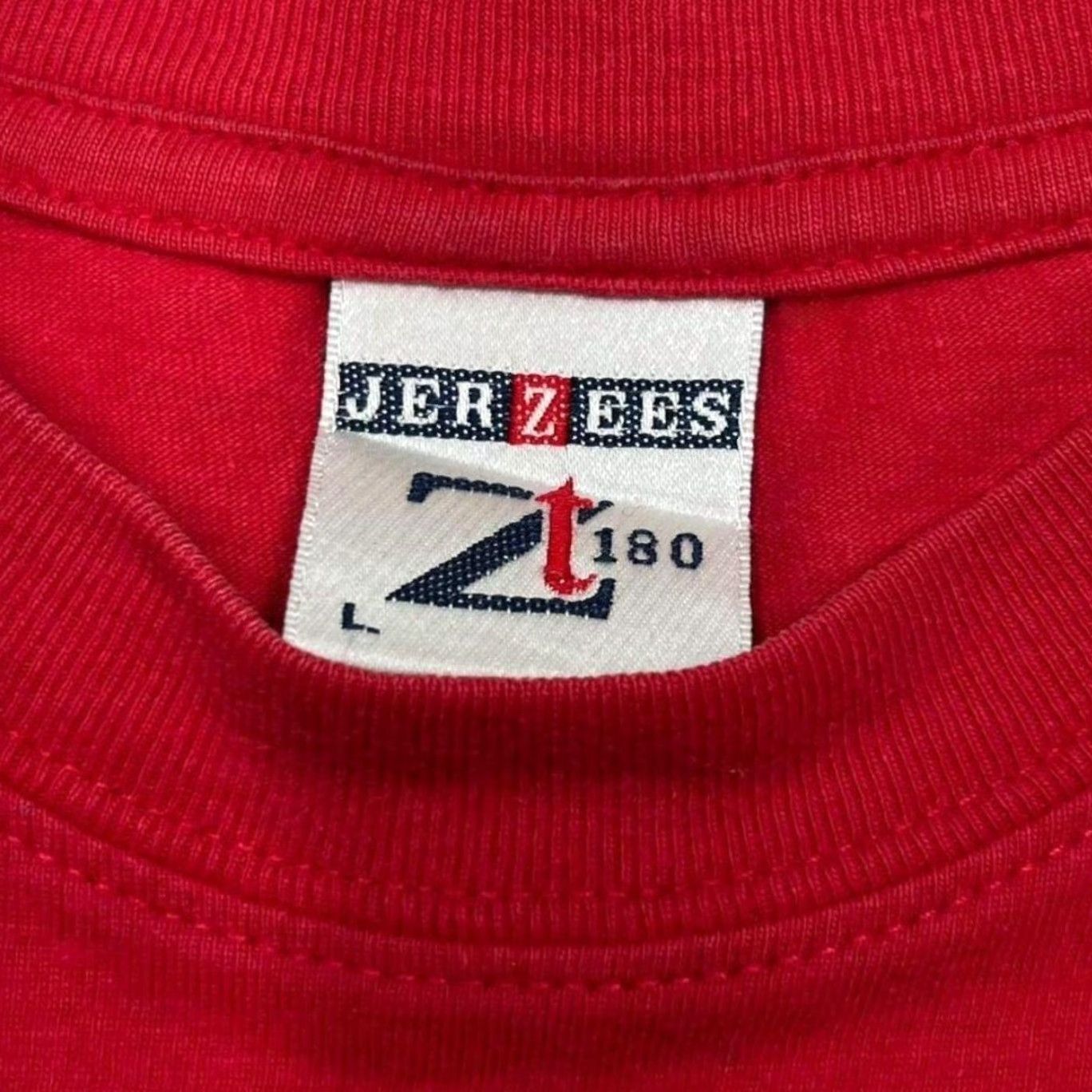 Jerzees Manchester United FC “2007/2008 Champions” Football Souvenir Graphic T-Shirt Large Red Mens L Shirt Size US L / EU 52-54 / 3 - 3 Thumbnail