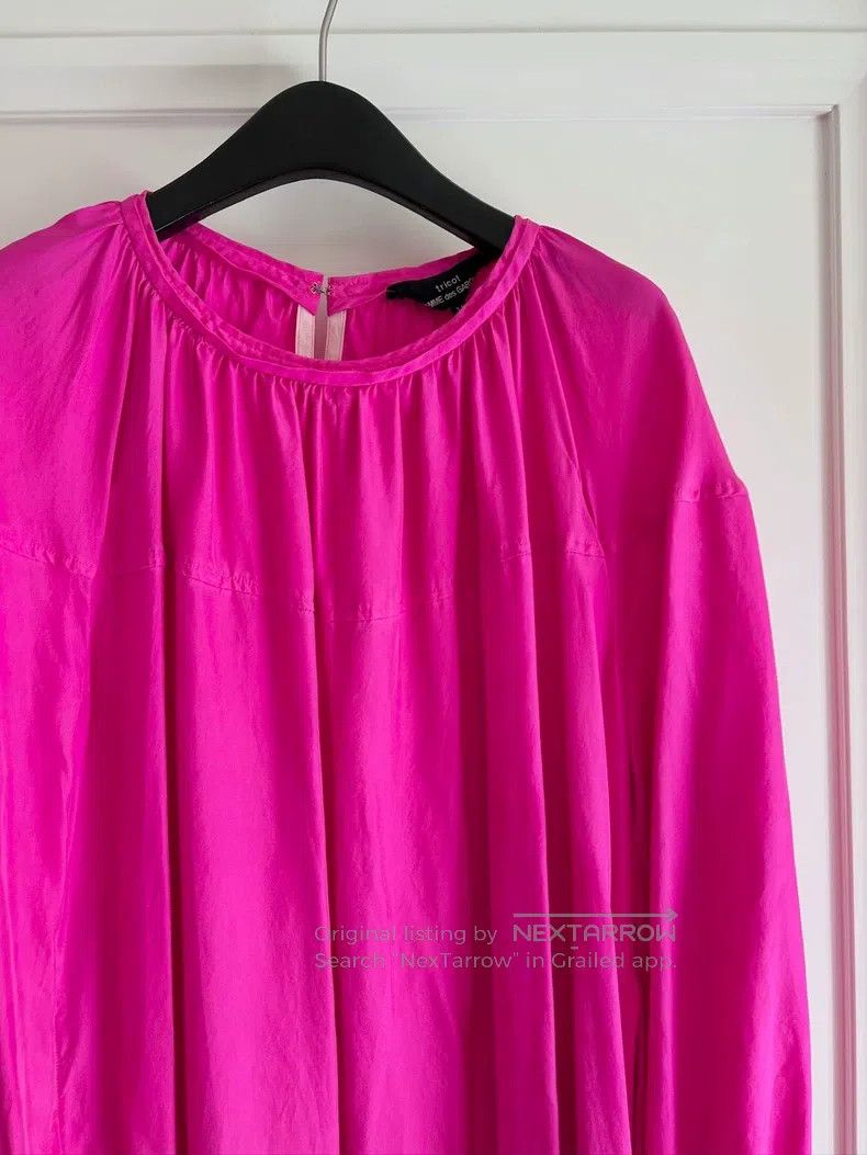 Comme des Garcons Comme Des Garcons Silk Cut-Out Dress, High Saturation Pink Size M / US 6-8 / IT 42-44 - 5 Thumbnail