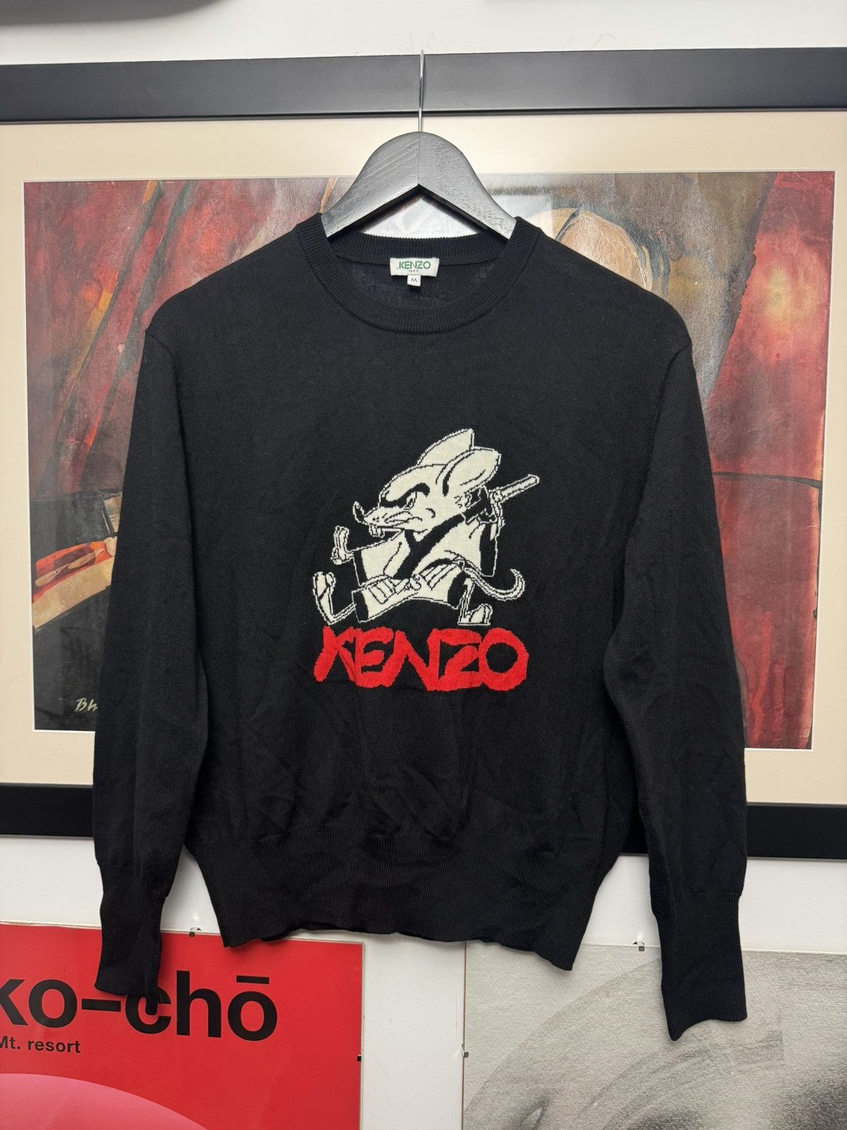 Kenzo Kenzo Paris Knit Wool Sweater Chinese New Year Kung Fu Rat Size M / US 6-8 / IT 42-44 - 1 Thumbnail