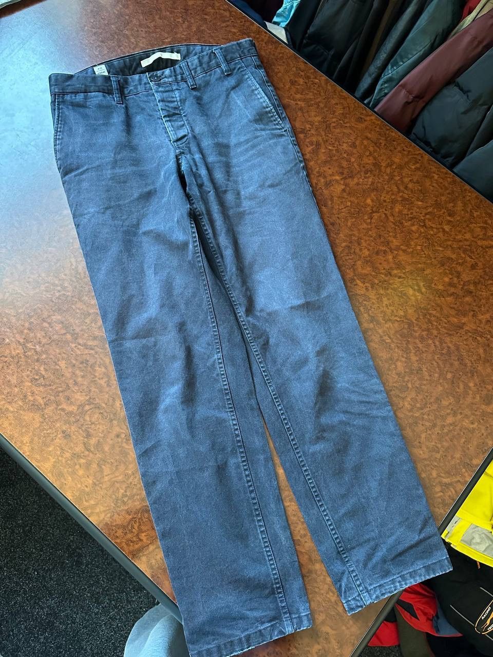 Norse Projects Aros Heavy Chino Navy pants jeans joggers old Size US 30 / EU 46 - 2 Thumbnail