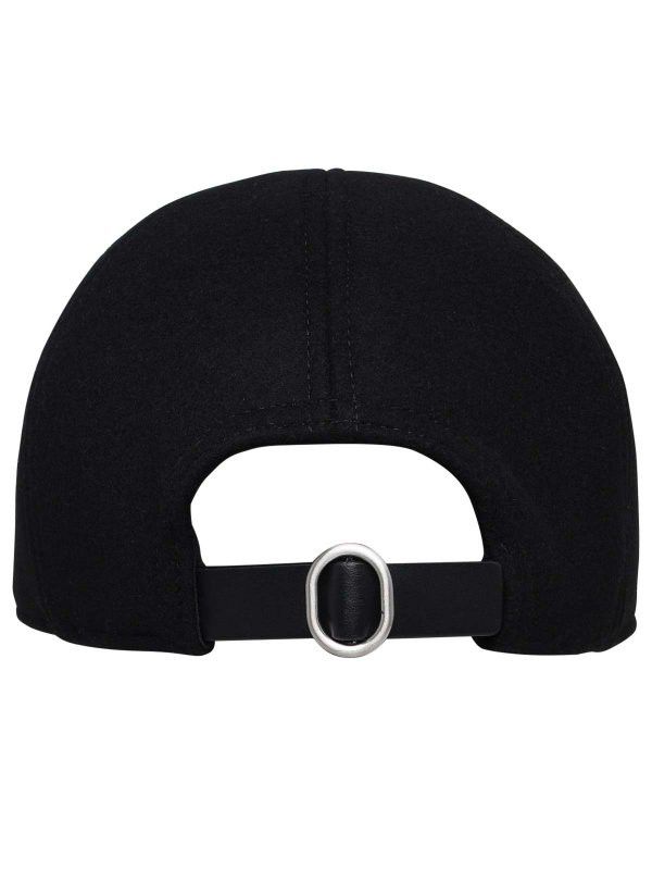 Jil Sander o1loc1c1124 Size: OS/ Cappellino in Black Size ONE SIZE - 3 Thumbnail